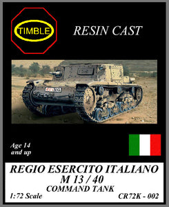 CR72K - 002 REGIO ESERCITO ITALIANO M13/40 COMMAND TANK
