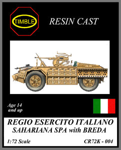 CR72K - 004 REGIO ESERCITO ITALIANO SAHARIANA SPA CON BREDA
