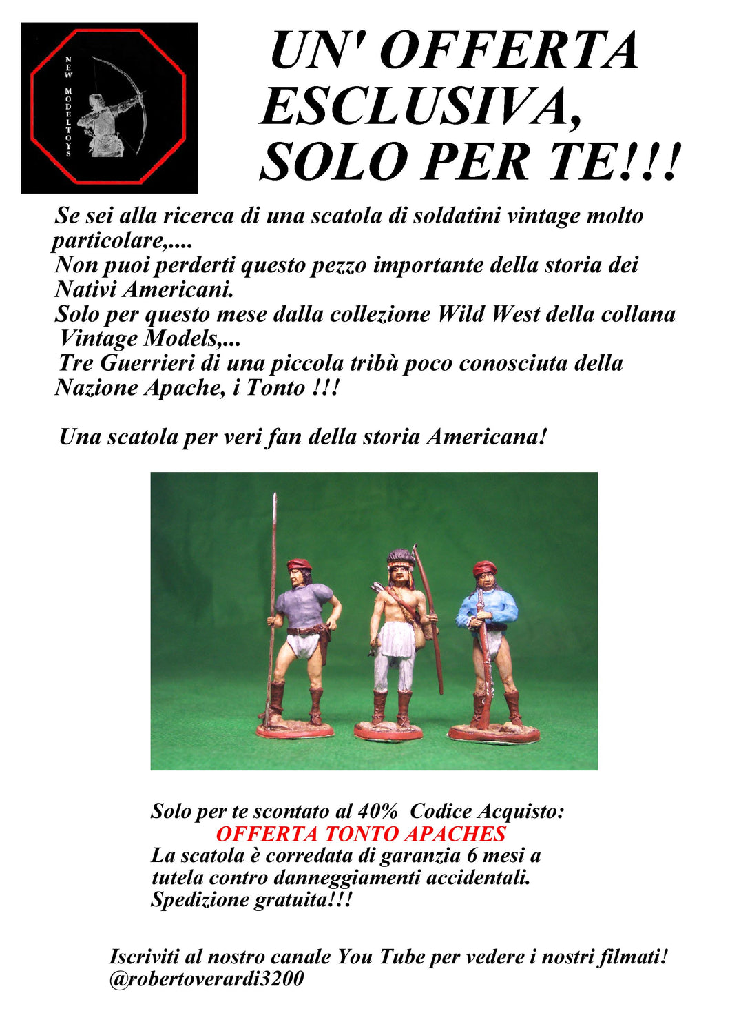 OFFERTA TONTO APACHES